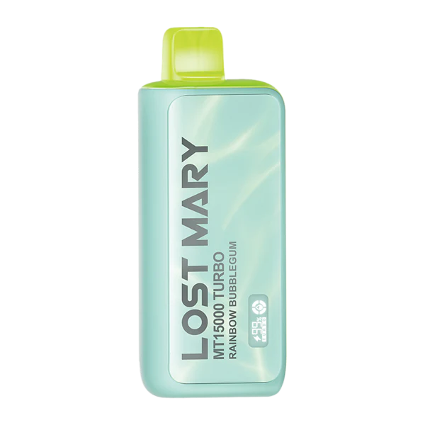 Lost Mary MT15000 Turbo Rainbow Bubblegum Disposable Vape - Black Coral